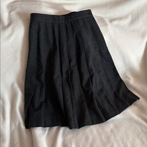 Sag Harbor Black A-Line Skirt Vintage
